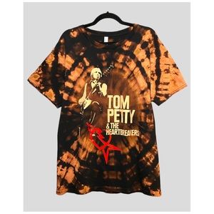 TOM PETTY | CUSTOM BLEACH DYED OVERSIZED BAND TEE